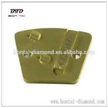 Trapezoid double quarter round PCD"s